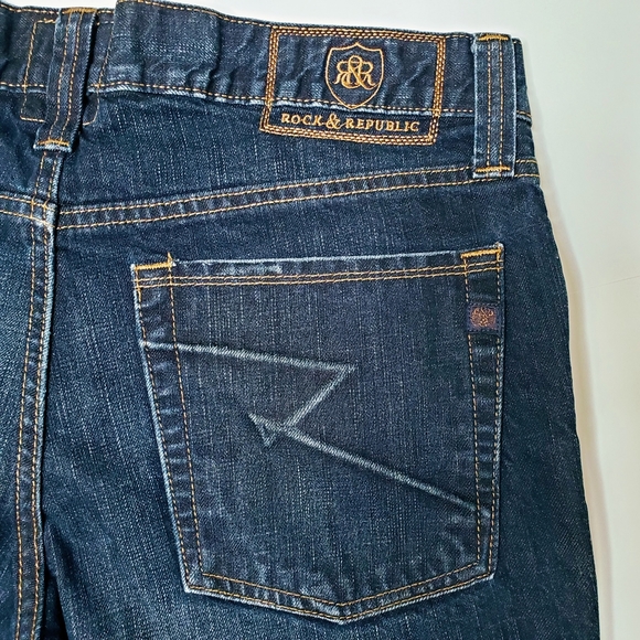 Rock & Republic | Men's Rigid Dark Jeans 34x30 - Picture 9 of 16